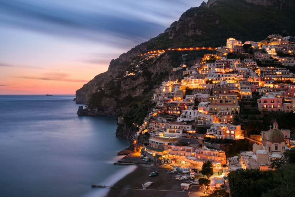 Amalfi coast italian honeymoon