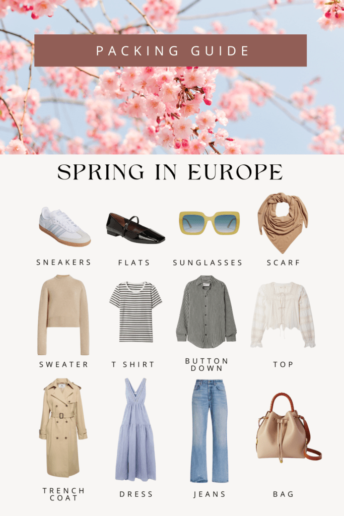 Spring in Europe Outfits