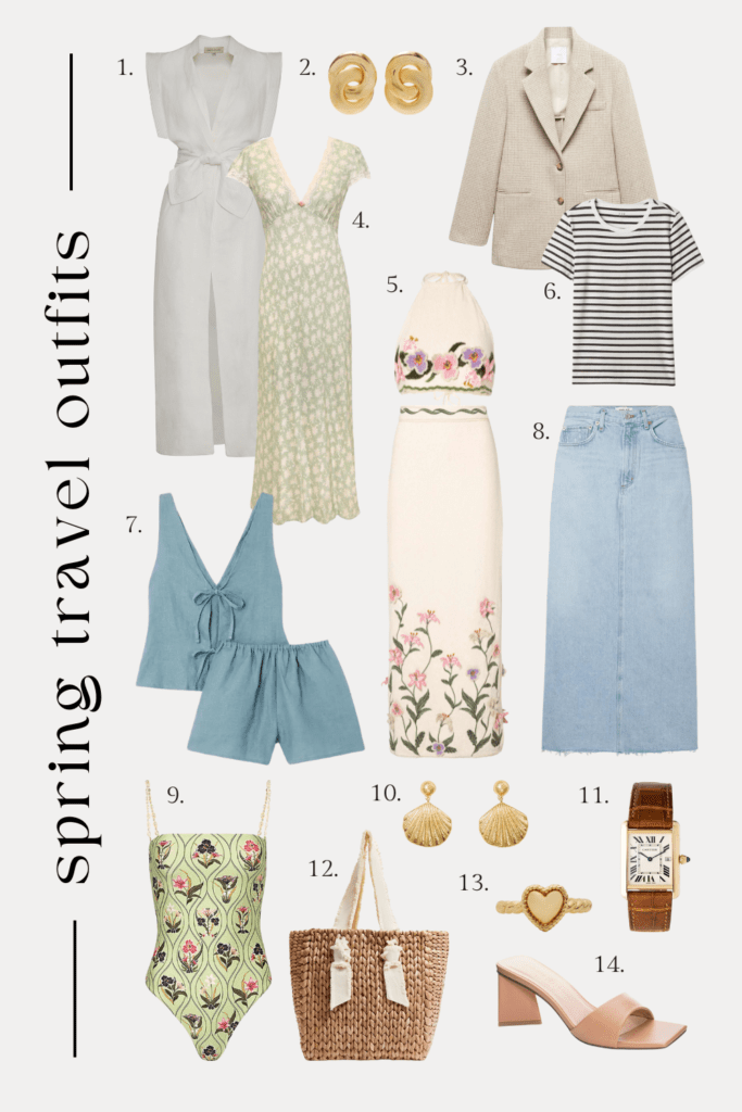 Spring Vacation Packing List